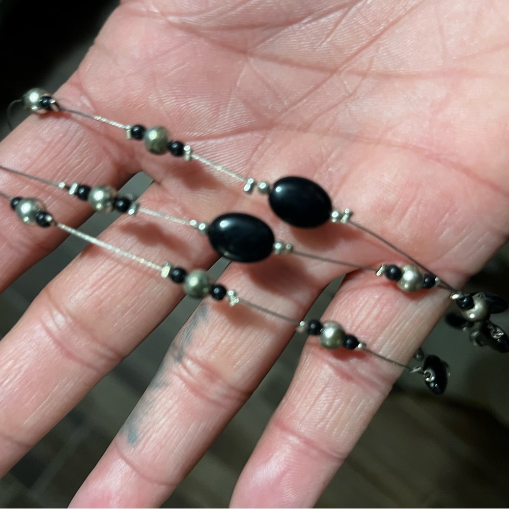 Free! With bundle purchase!  3 Tier Short Beaded Necklace - Picture 4 of 6